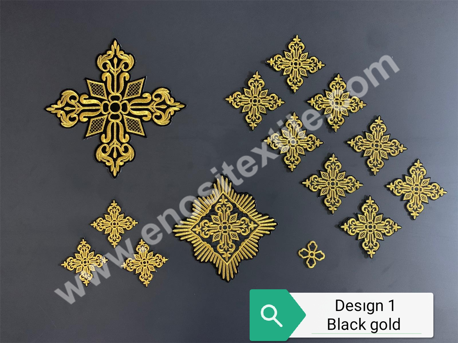 CROSS 1 Black-Gold Cross Set